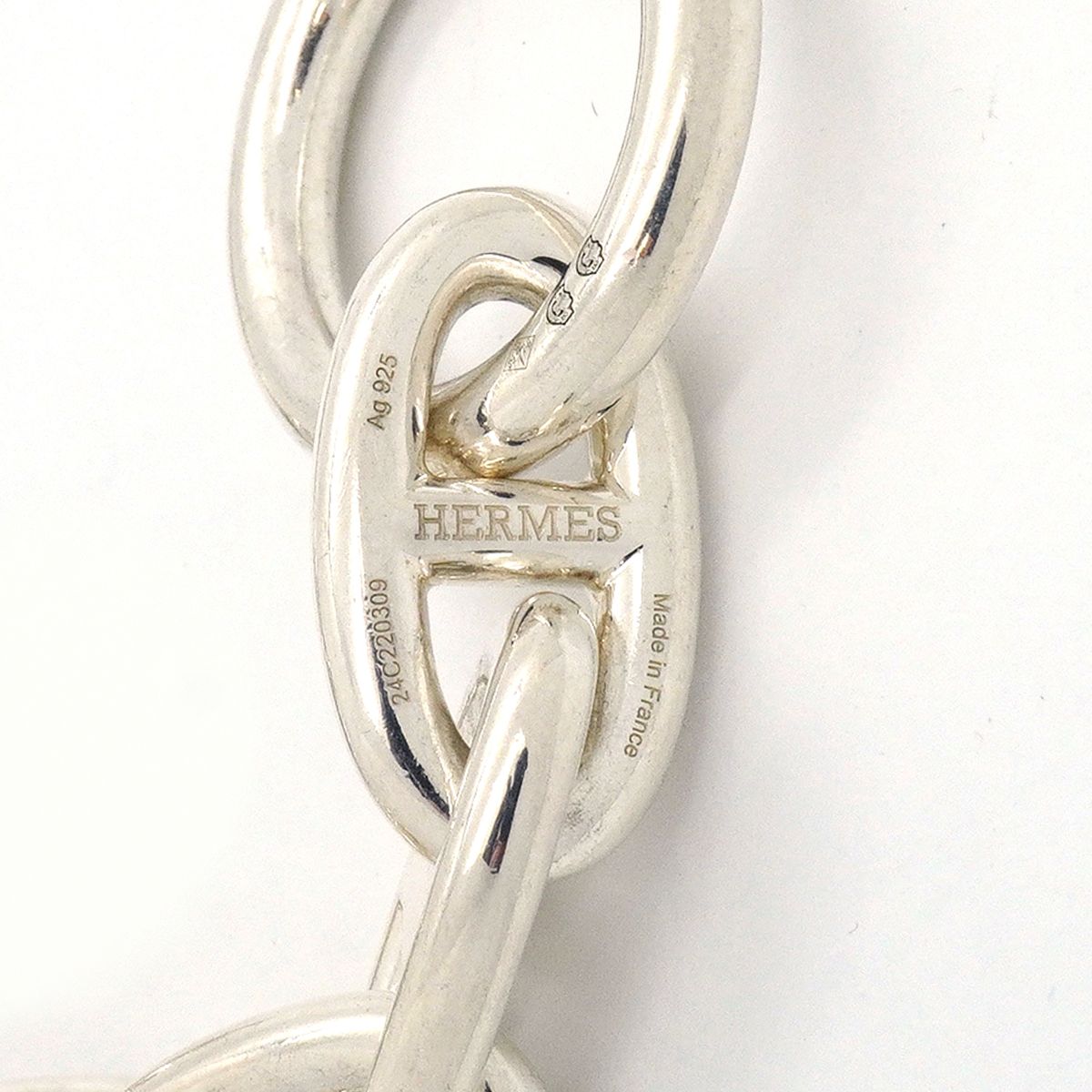 Hermes Bracelet Chaine D'ancre GM 16 Links 925 Sterling Silver — view 5