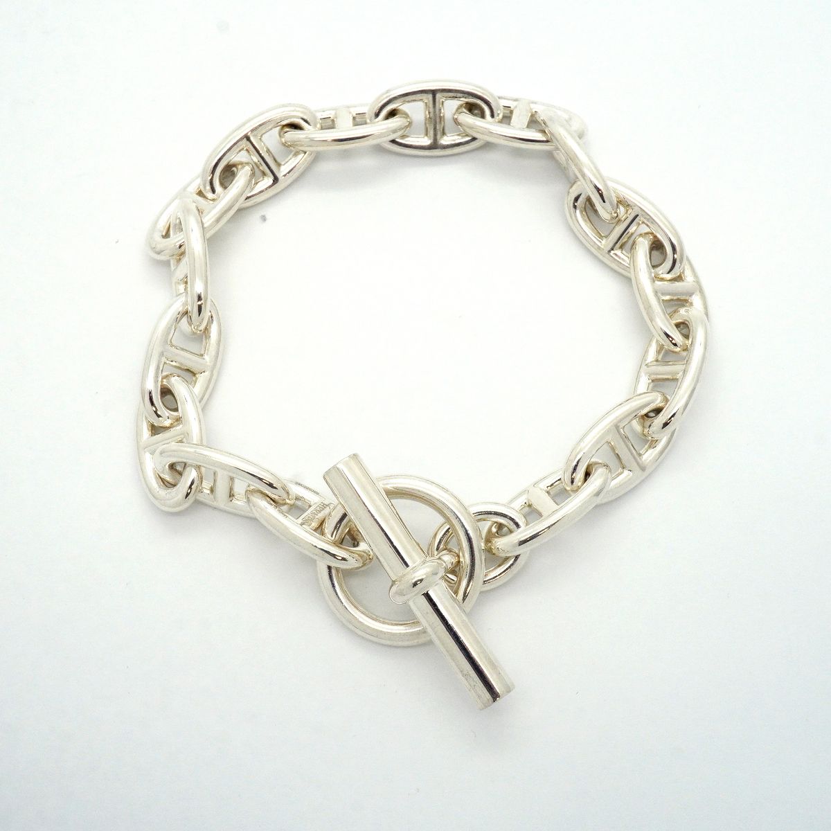 Hermes Bracelet Chaine D'ancre GM 16 Links 925 Sterling Silver — view 3