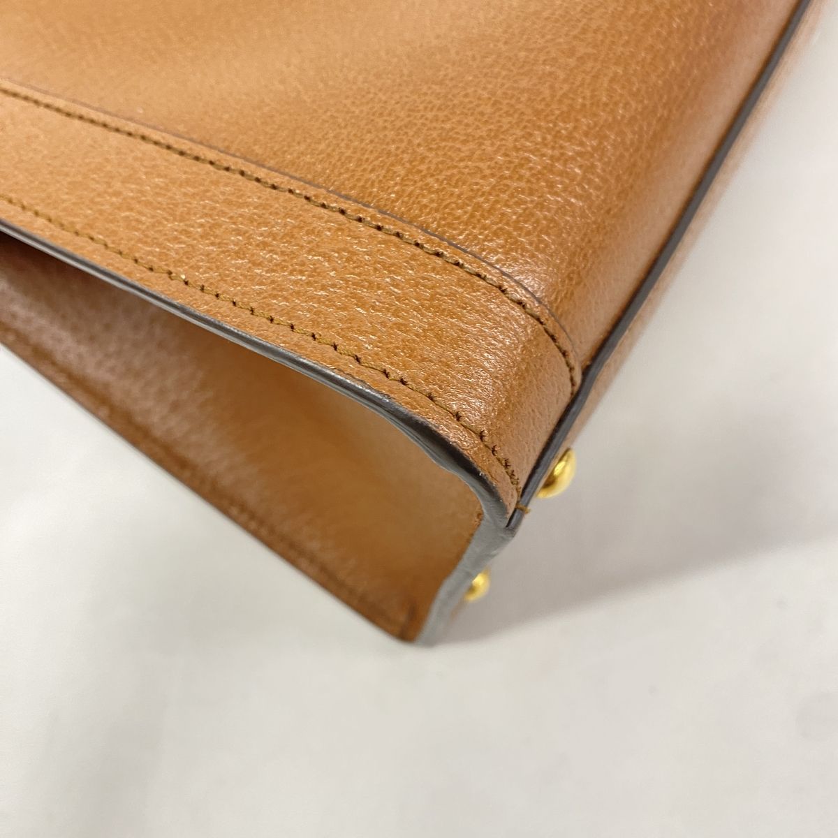 Gucci Tote Bag Diana Leather Brown Gold 2-Way — view 6