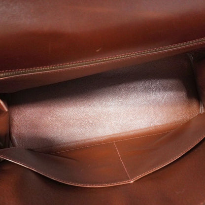 Hermes Handbag Kelly 35 Box Calf Noisette Gold 2-Way Bag — view 4