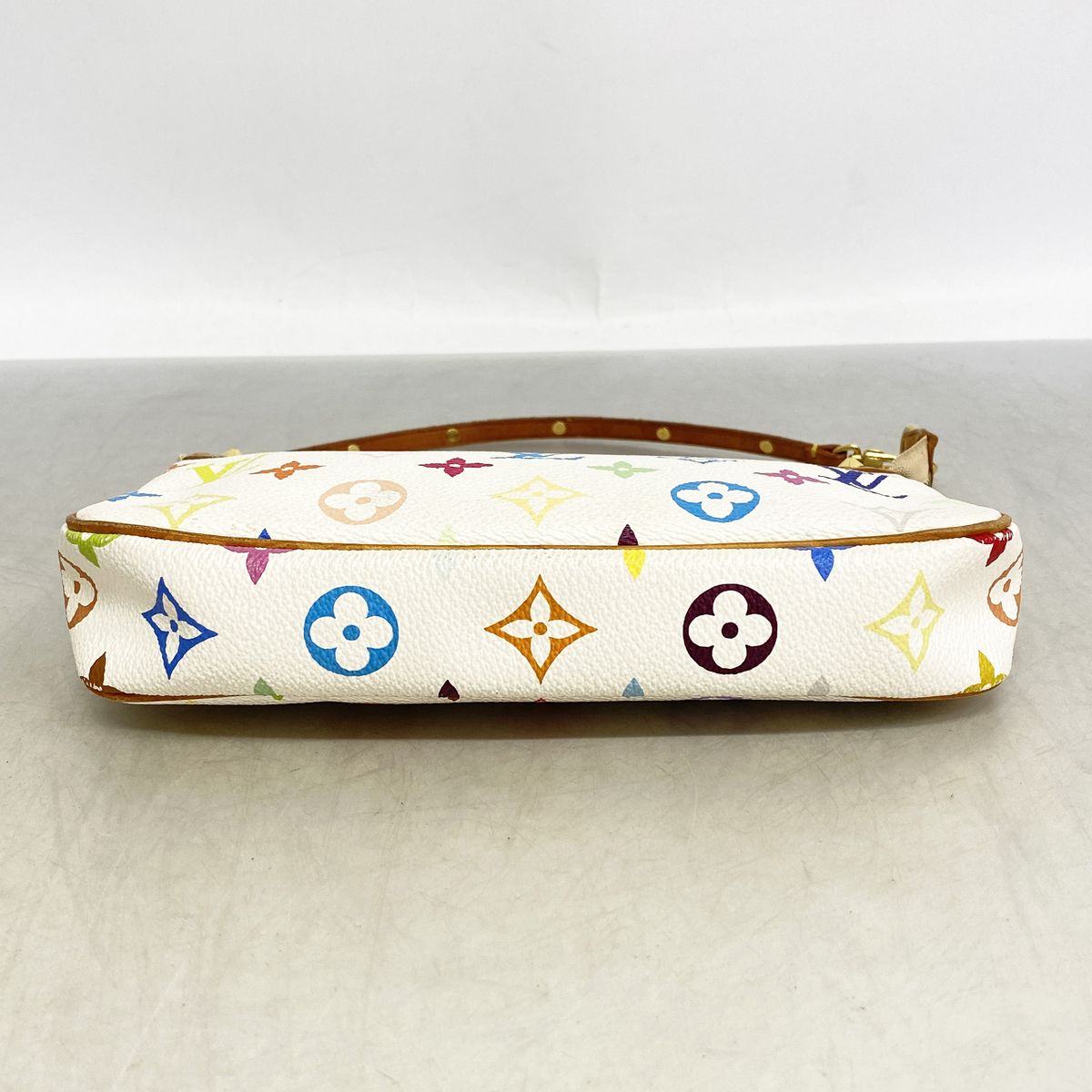 Louis Vuitton Pouch Monogram Multicolor Pochette Accessoires Blanc — view 3