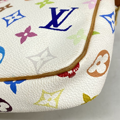 Louis Vuitton Pouch Monogram Multicolor Pochette Accessoires Blanc — view 7