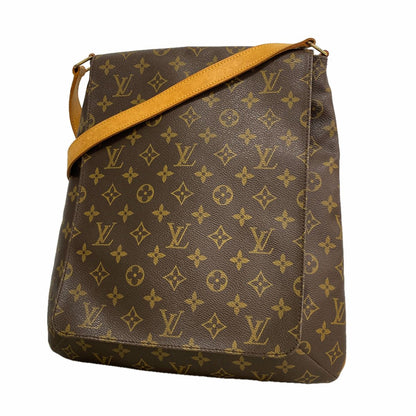 Louis Vuitton Shoulder Bag Monogram Musette Brown