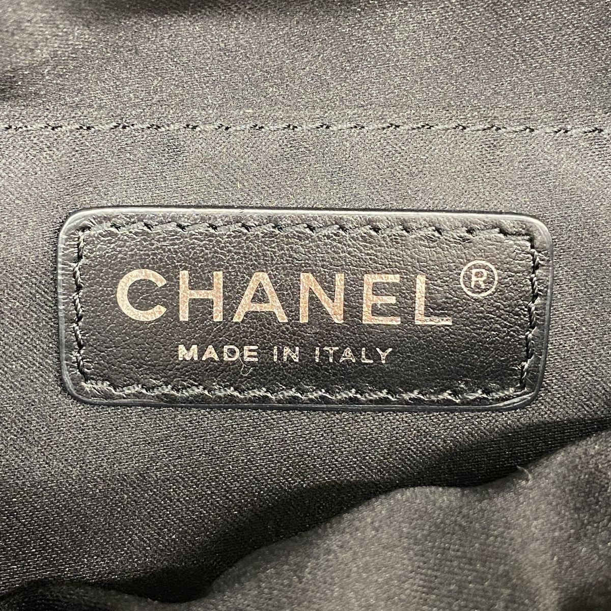 Chanel Waist Bag Quilted Lambskin Black Silver — view 5