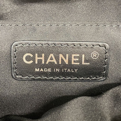 Chanel Waist Bag Quilted Lambskin Black Silver — view 5