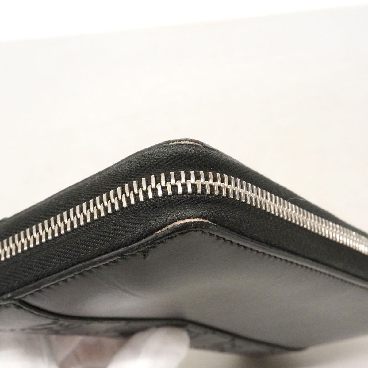 Gucci Wallet Guccissima Leather Black Silver — view 6