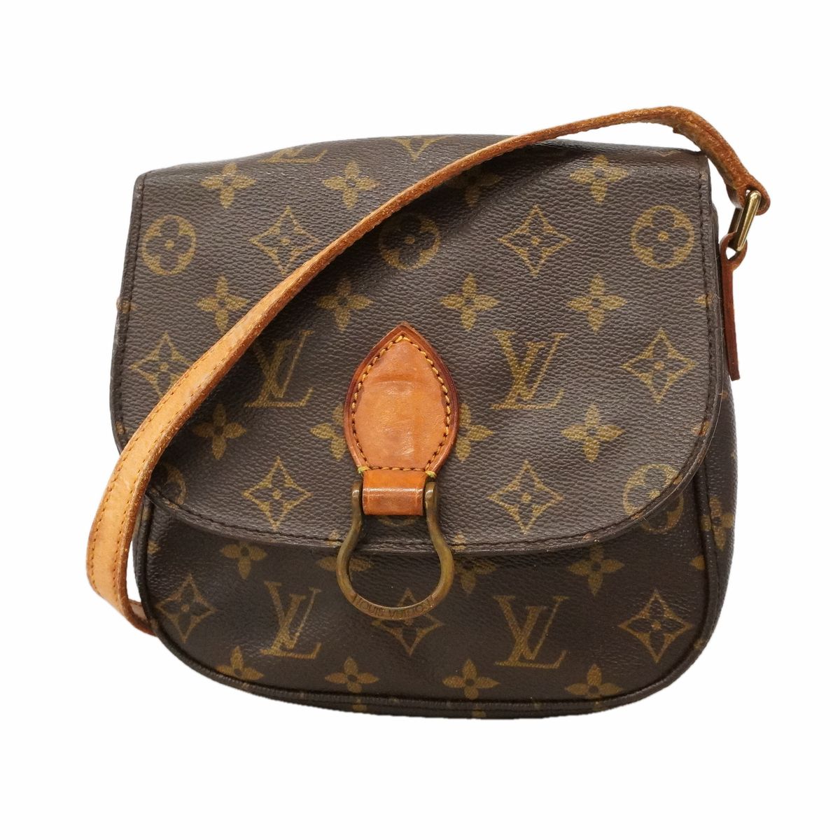 Louis Vuitton Shoulder Bag Monogram Saint-cloud MM Brown