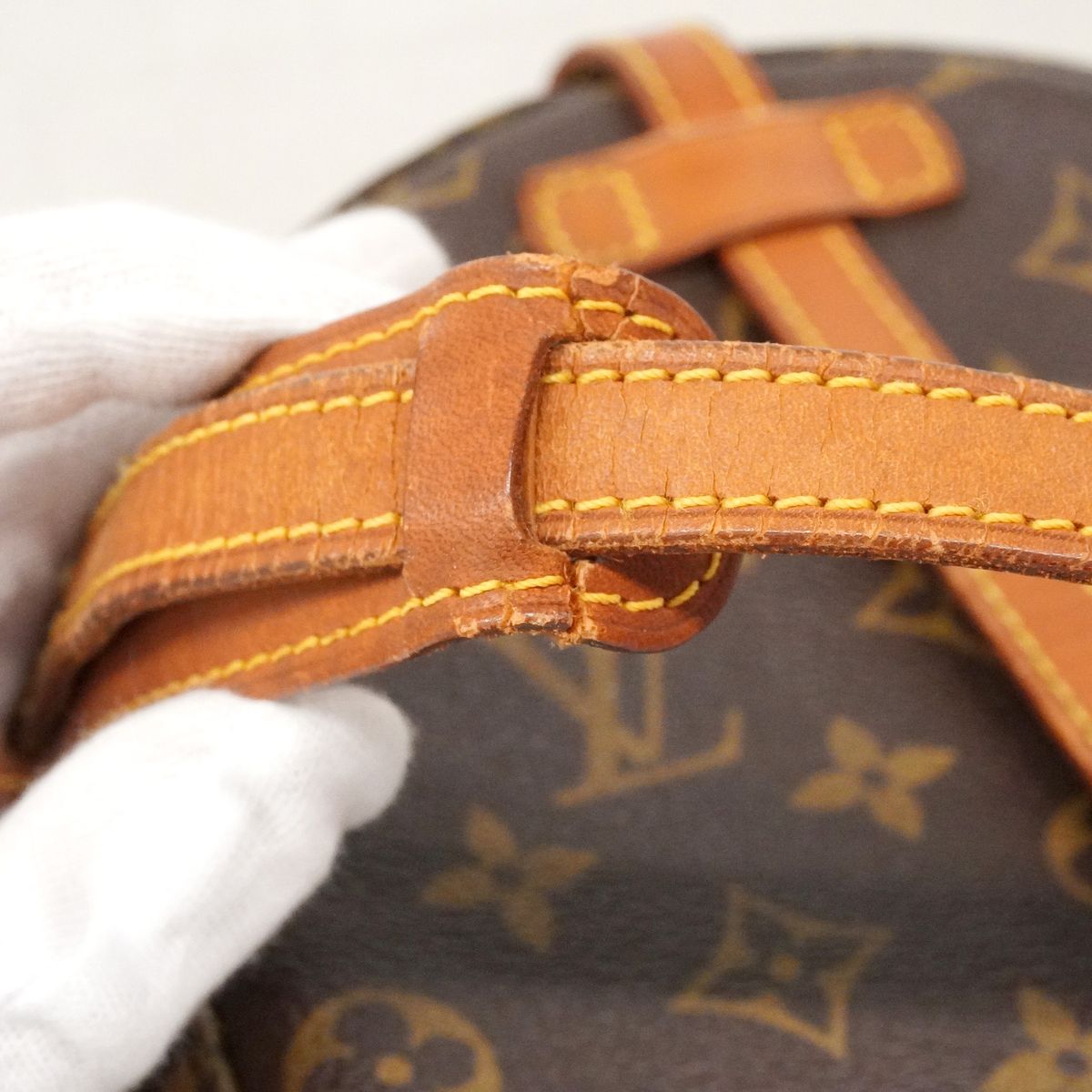 Louis Vuitton Shoulder Bag Monogram Chantilly PM Brown — view 8