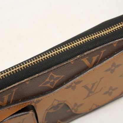 Louis Vuitton Wallet Monogram Reverse Zippy Shady Brown — view 7