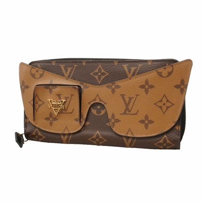 Louis Vuitton Wallet Monogram Reverse Zippy Shady Brown