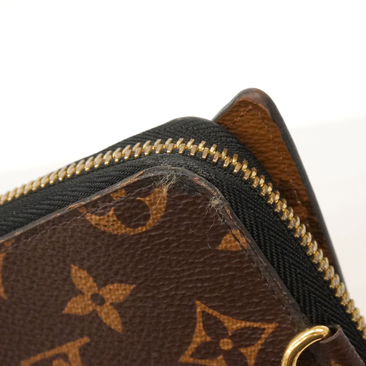 Louis Vuitton Wallet Monogram Reverse Zippy Shady Brown — view 6