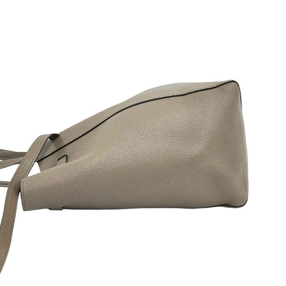 Celine Cabas Phantom Leather Tote Shoulder Bag Business Beige — view 5