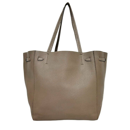 Celine Cabas Phantom Leather Tote Shoulder Bag Business Beige — view 3