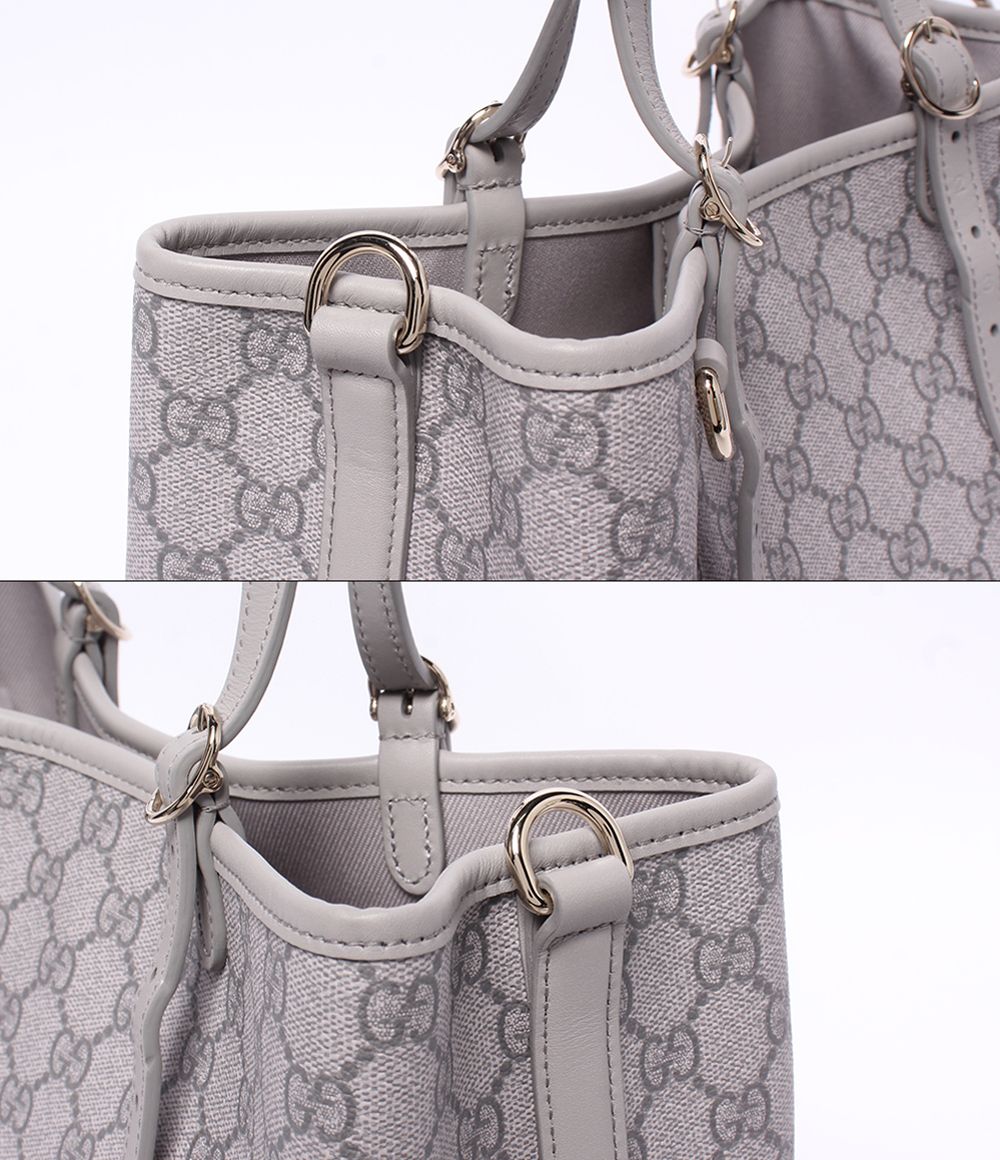 Gucci Small Tote 2-Way Shoulder Bag Crossbody GG Emblem — view 6