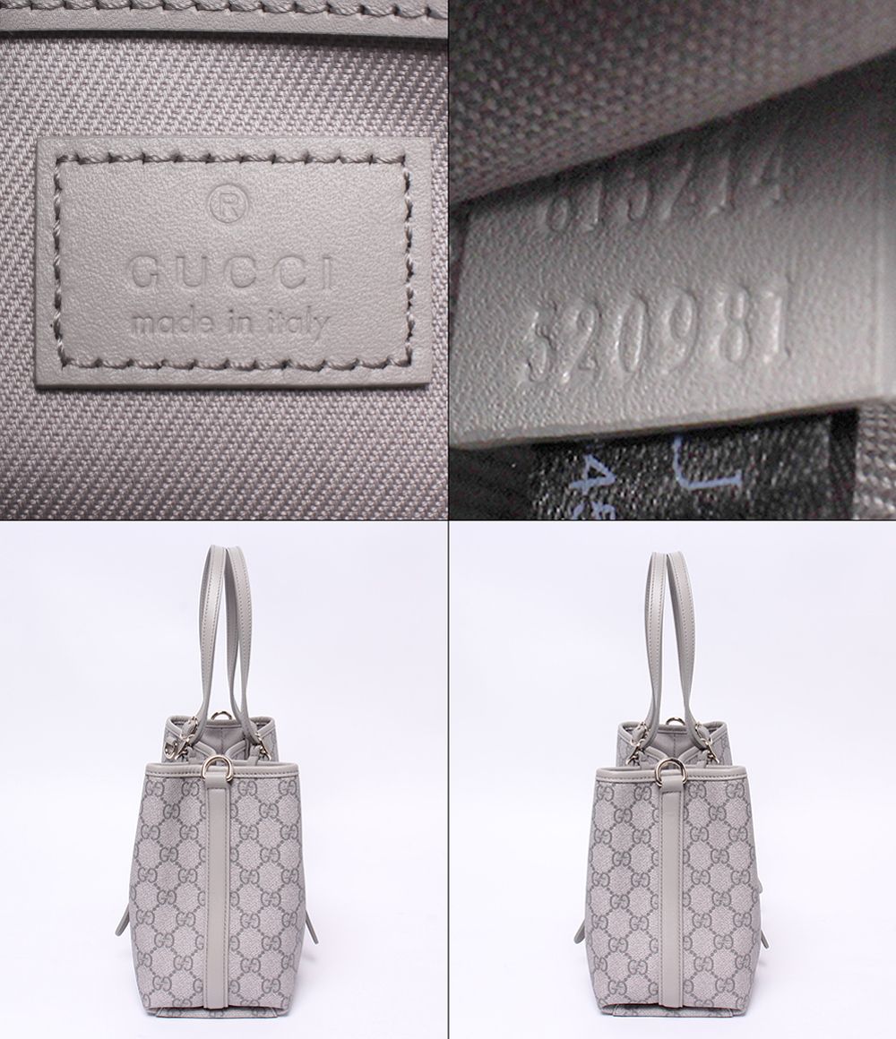 Gucci Small Tote 2-Way Shoulder Bag Crossbody GG Emblem — view 4