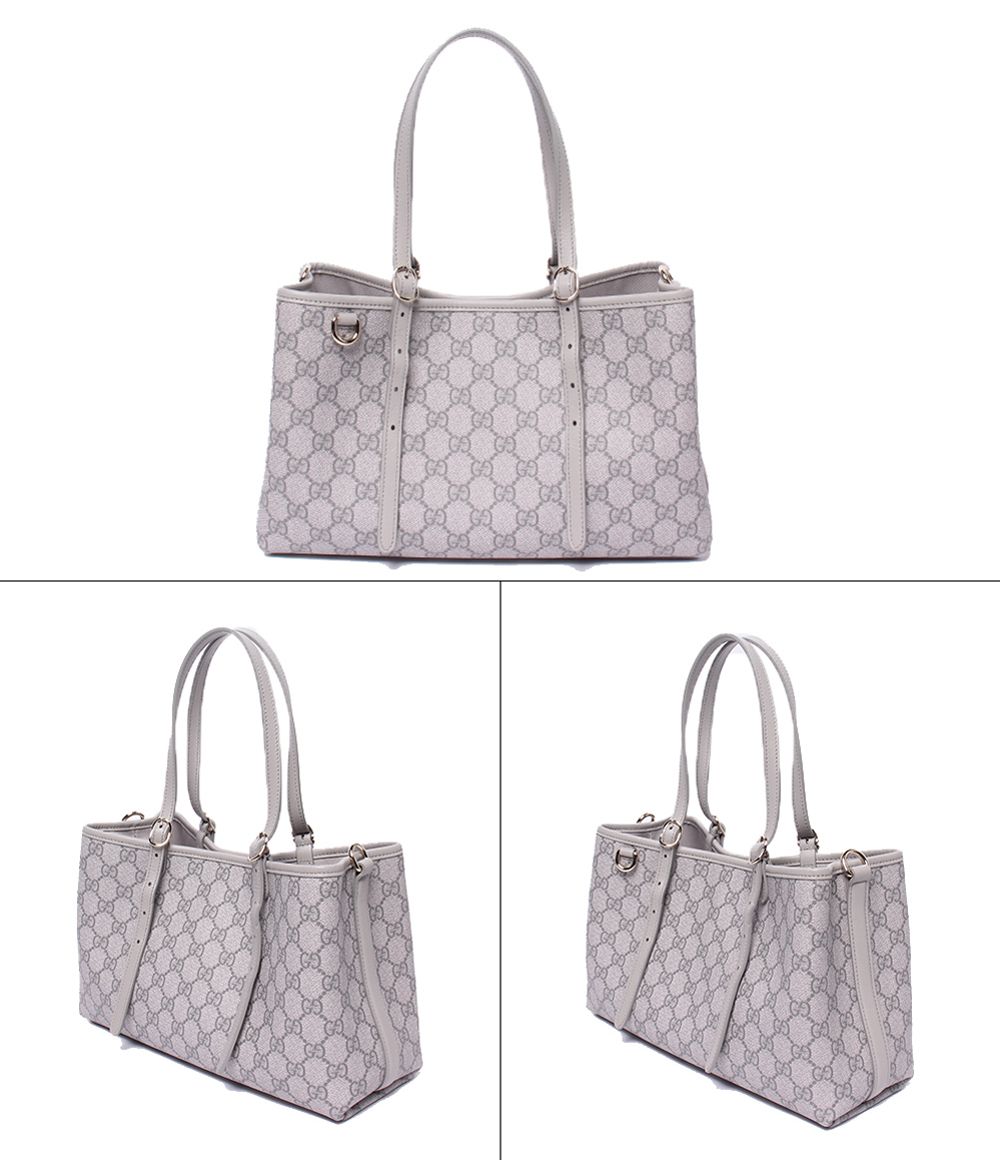 Gucci Small Tote 2-Way Shoulder Bag Crossbody GG Emblem — view 2