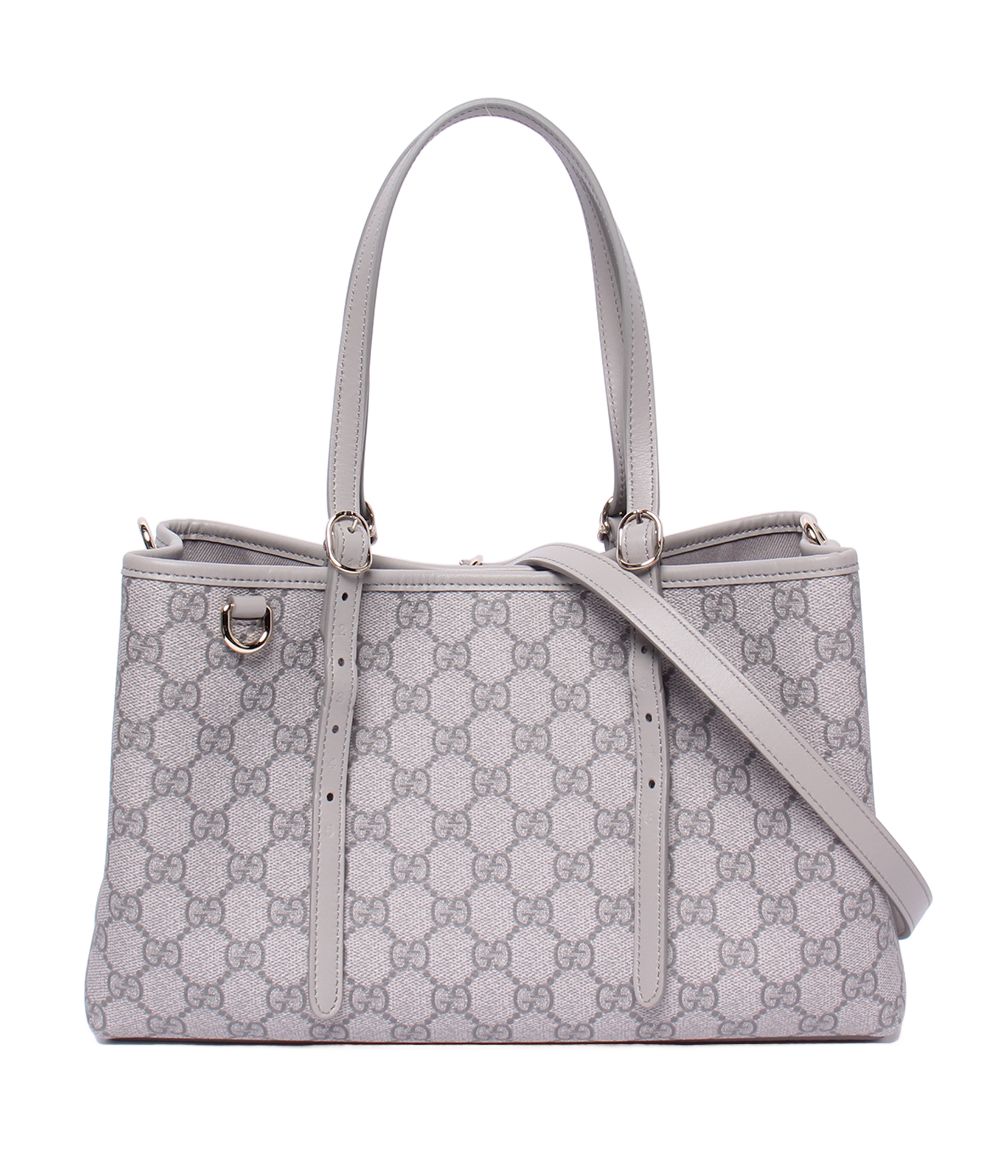 Gucci Small Tote 2-Way Shoulder Bag Crossbody GG Emblem