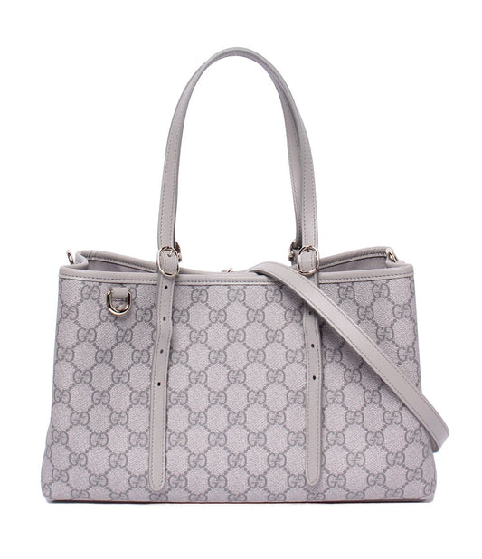 Gucci Small Tote 2-Way Shoulder Bag Crossbody GG Emblem