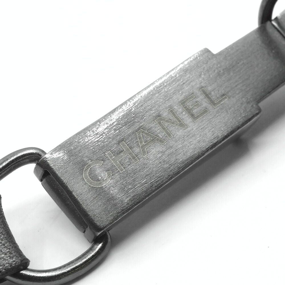 Chanel Belt Silver Leather 75 — view 6