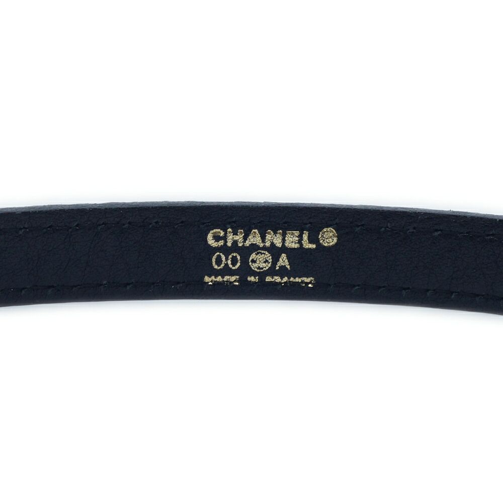 Chanel Belt Silver Leather 75 — view 7