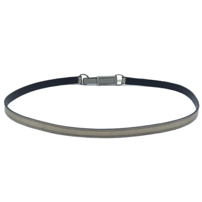 Chanel Belt Silver Leather 75 — view 3