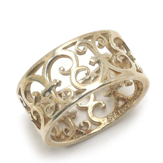Tiffany & Co Enchant Wide Ring 925 Sterling Silver