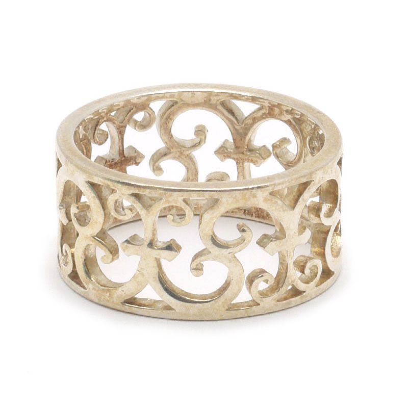 Tiffany & Co Enchant Wide Ring 925 Sterling Silver — view 2