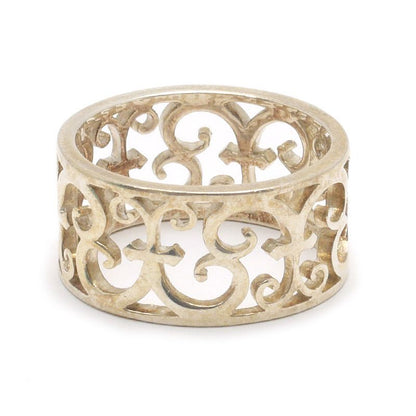 Tiffany & Co Enchant Wide Ring 925 Sterling Silver — view 2