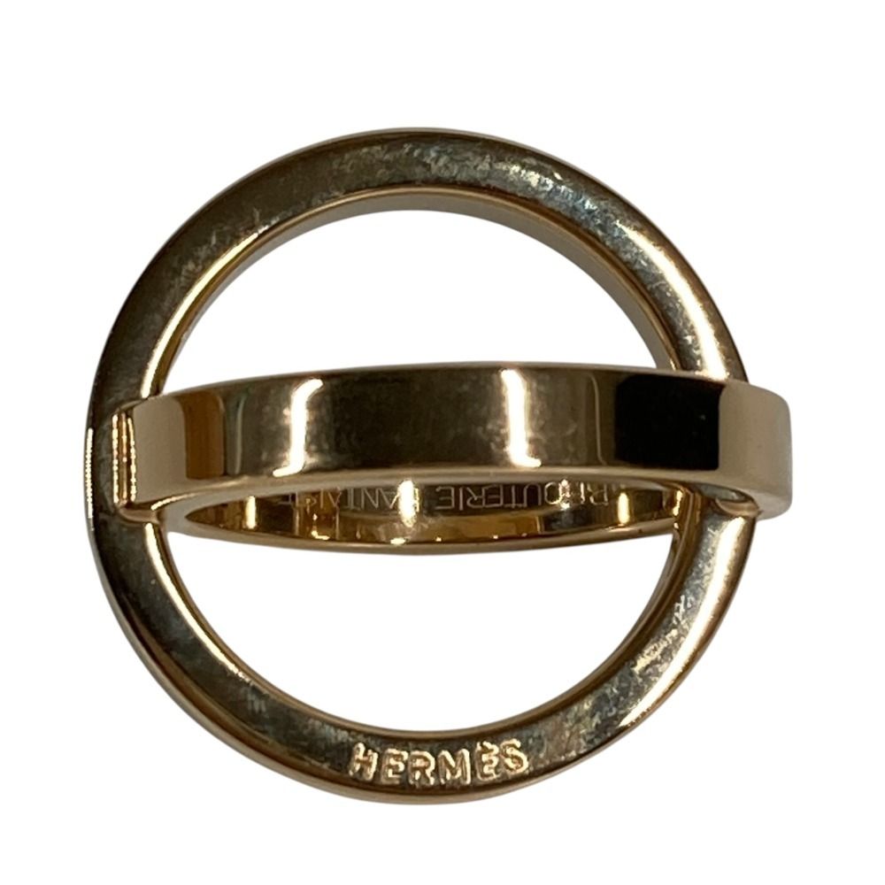 Hermes Scarf Ring Cosmos Metal Gold — view 4
