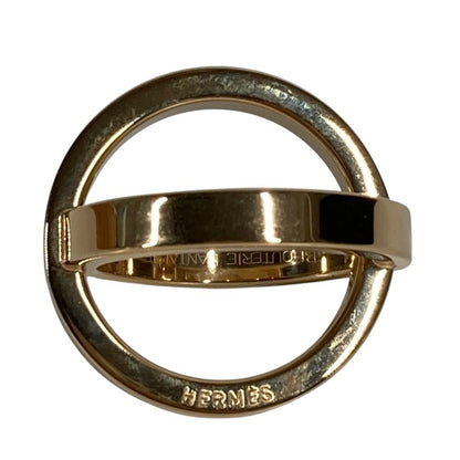 Hermes Scarf Ring Cosmos Metal Gold — view 4