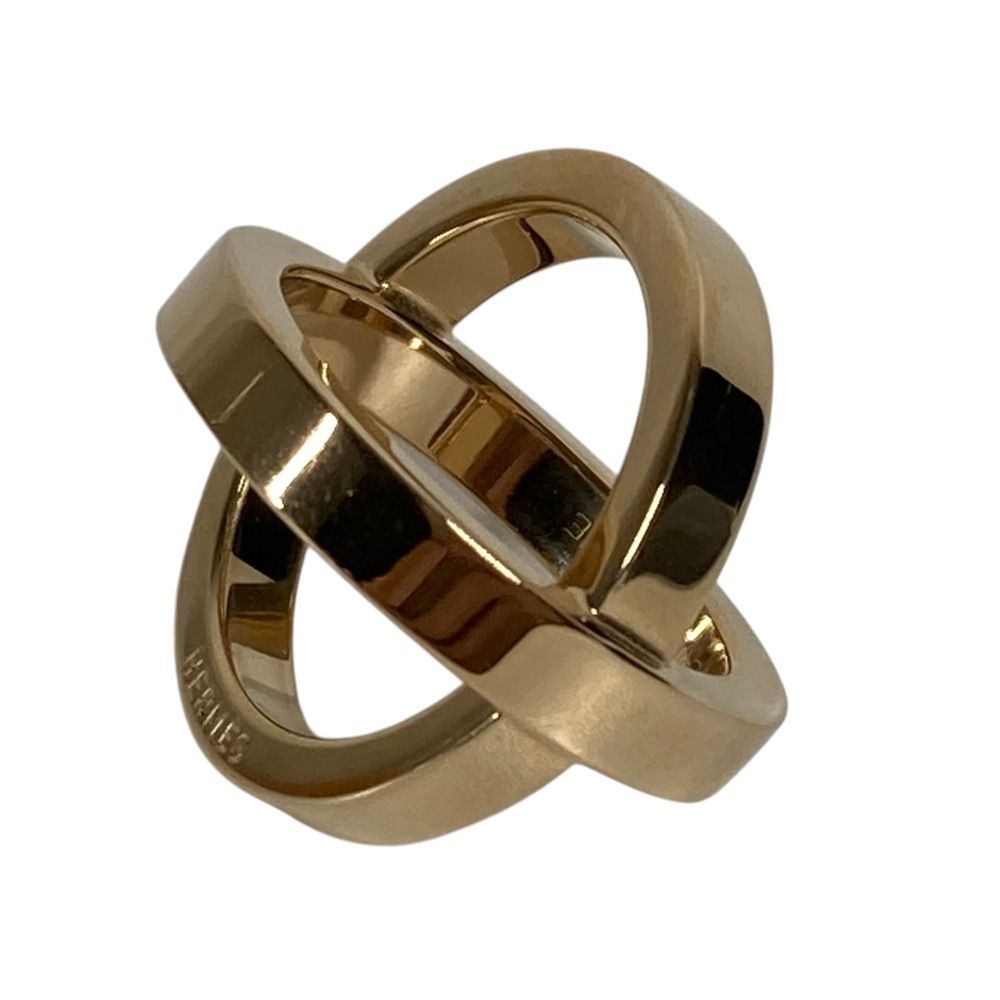 Hermes Scarf Ring Cosmos Metal Gold — view 5