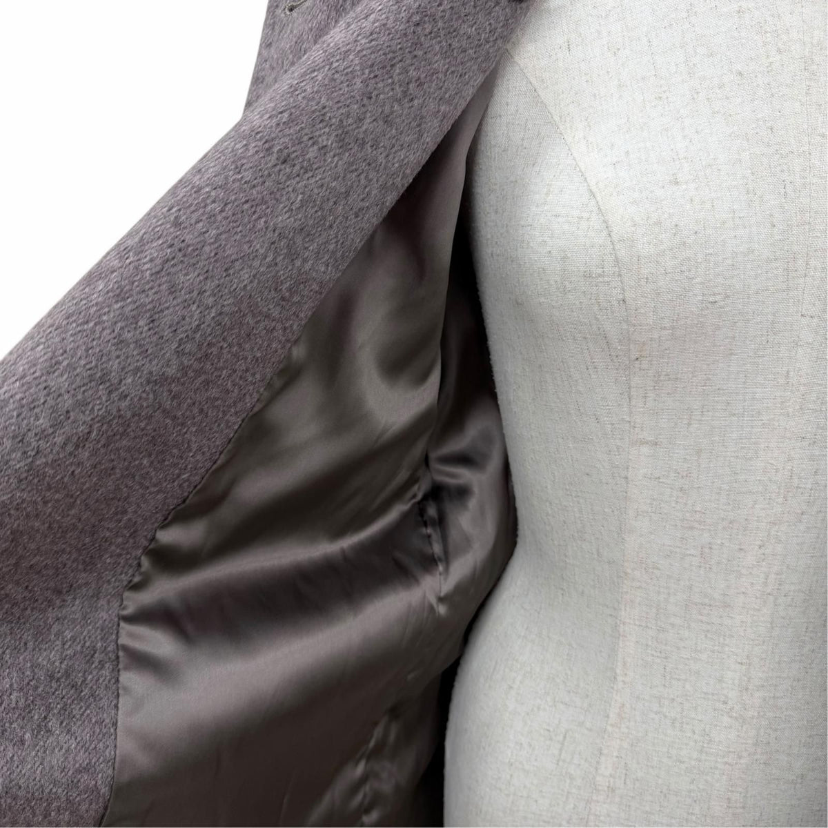 Max Mara Cashmere Camel Cuff with Fur Belted Coat Brown 36 — view 5