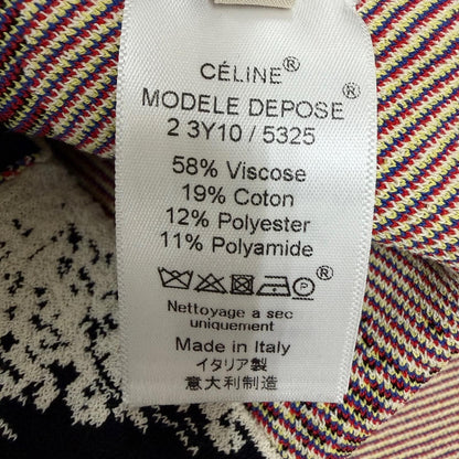Celine 2 Cotton Phoebe Philo Era Sleeveless Dress Multicolor — view 7