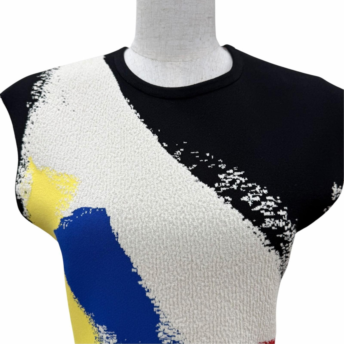 Celine 2 Cotton Phoebe Philo Era Sleeveless Dress Multicolor — view 2