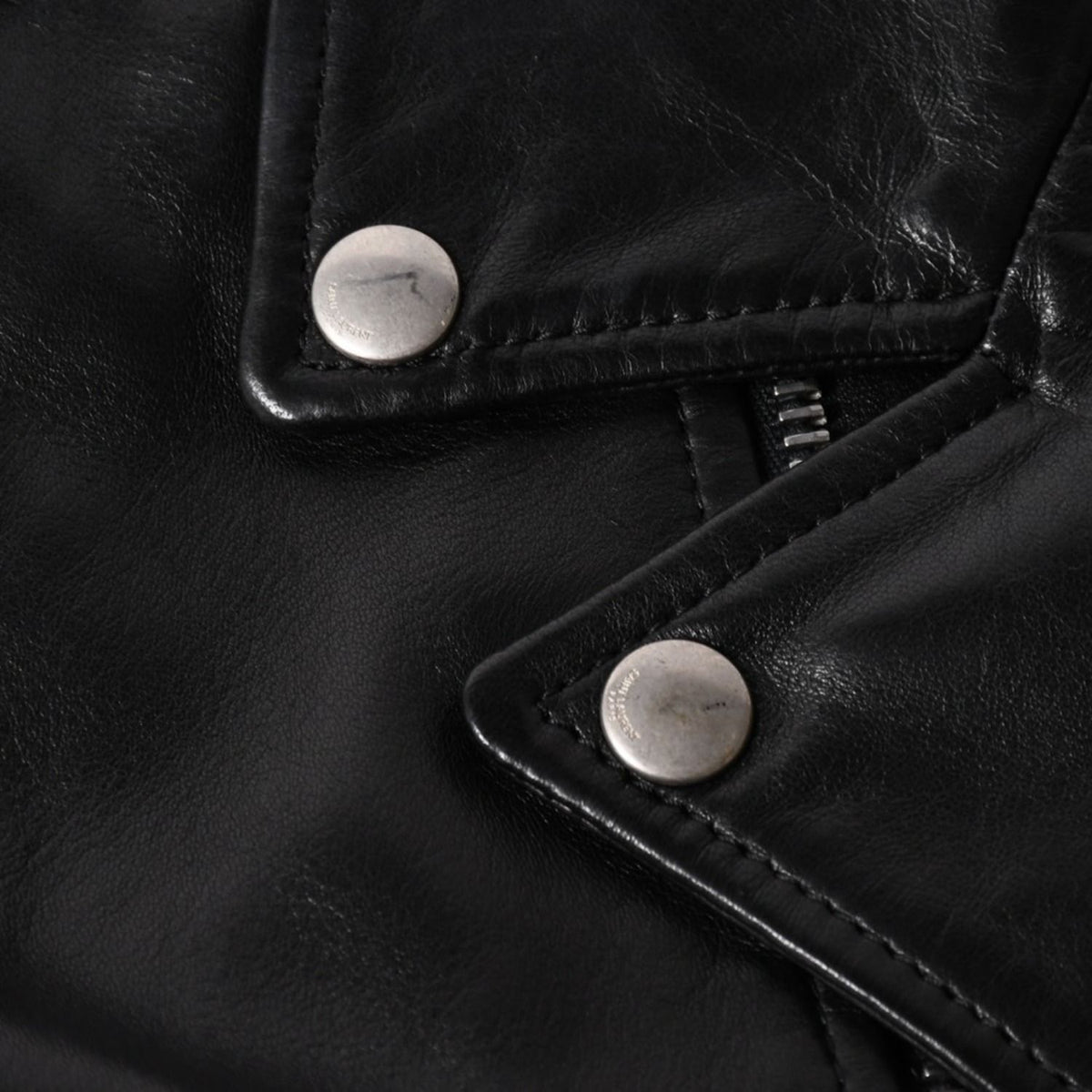 Saint Laurent Paris Hedi Slimane Era Classic Motorcycle Rider's Jacket — view 4