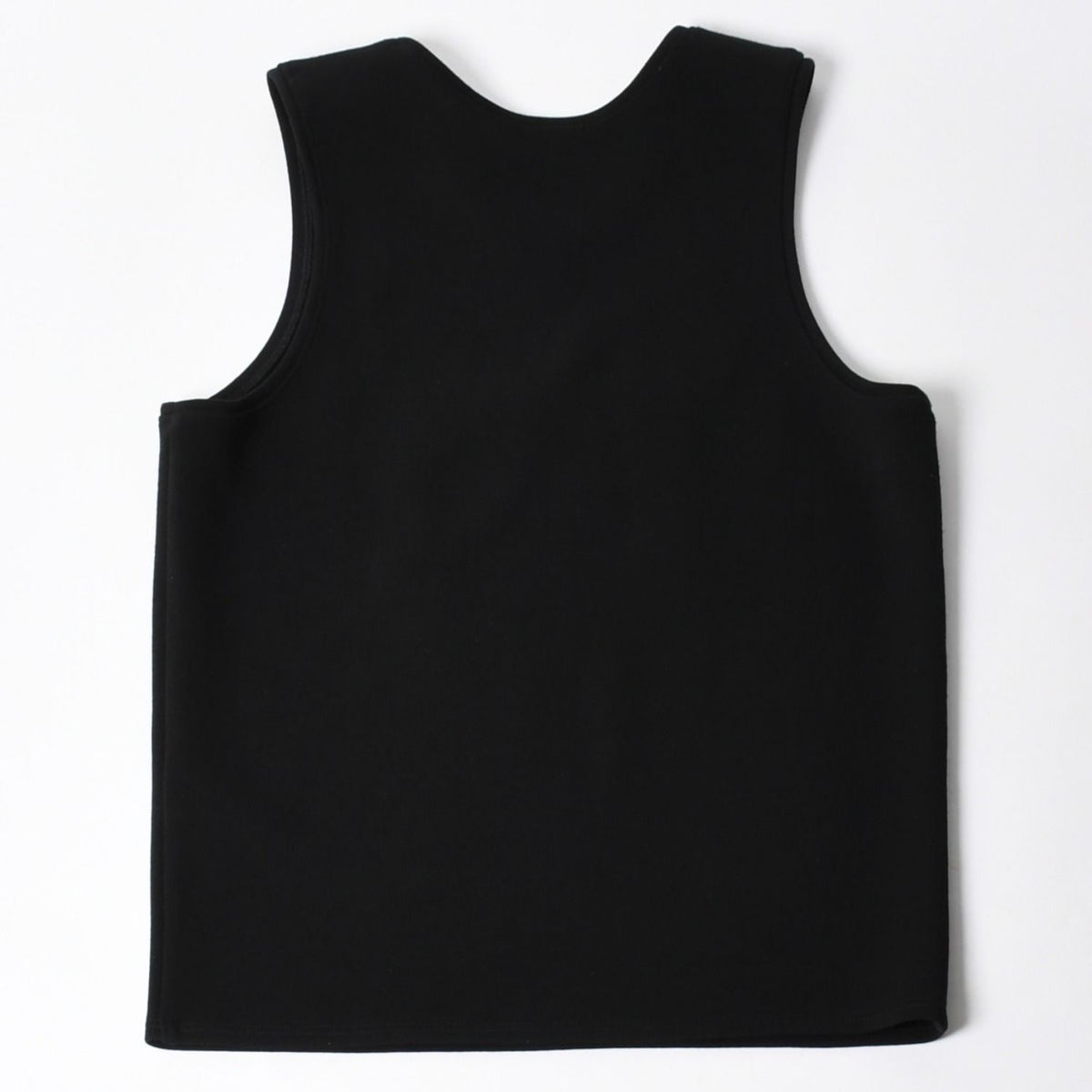 Chanel Tank Top Camellia CC Logo Wool Rhinestone Black — view 2