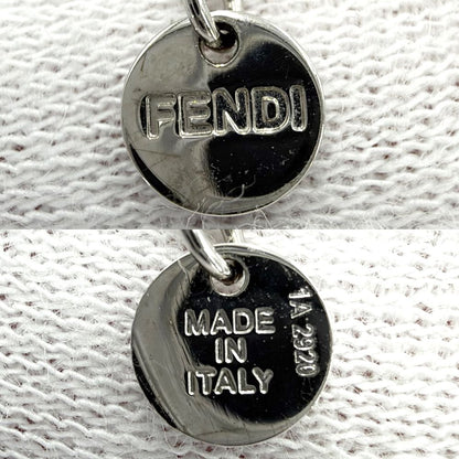 Fendi Necklace F is Fendi Adjustable Logo Rhinestone Silver — view 4