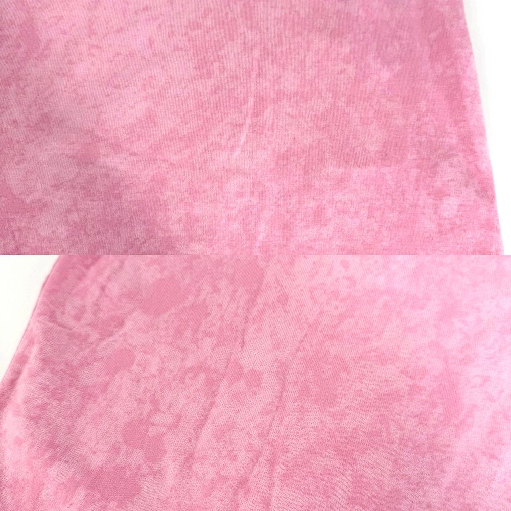Chanel Short Sleeve T-Shirt Crew Neck CC Logo Top Pink Cotton Spring Summer S — view 6