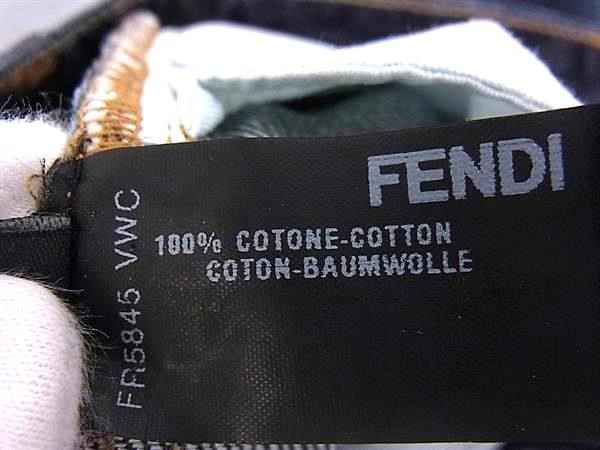 Fendi Cotton 100% Jeans Denim Blue Pants 44 — view 4