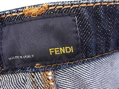 Fendi Cotton 100% Jeans Denim Blue Pants 44 — view 3