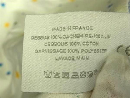 Hermes Cashmere 100% Horse Pony Mini Blanket Throw Blue — view 4