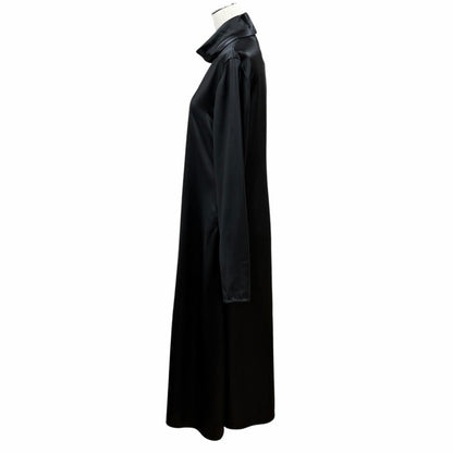 Celine 2 Phoebe Philo Era High Neck Long Sleeve Long Dress Black FR 40 — view 3