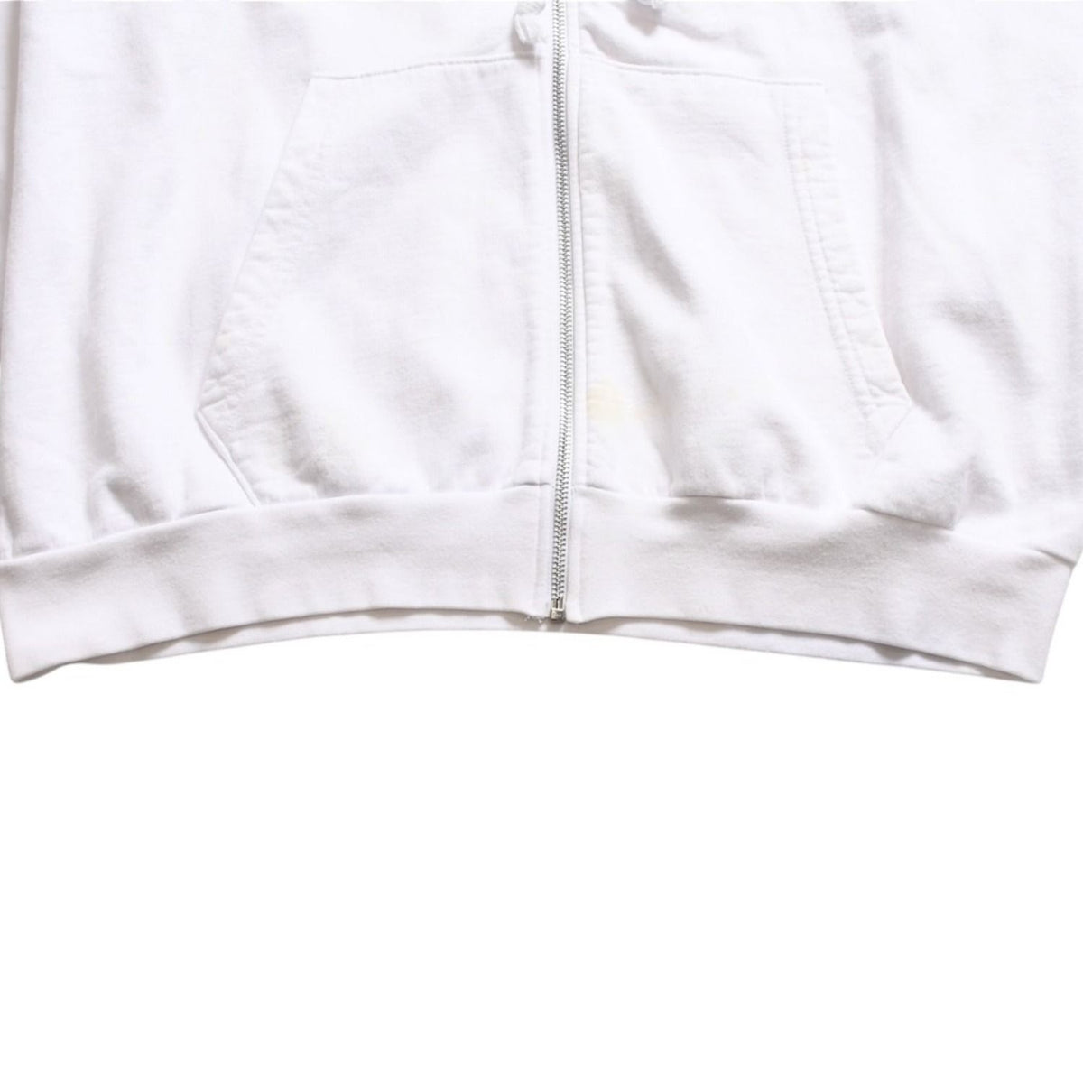 Chrome Hearts Zip Up Hoodie Dagger Zip Scroll Label White L — view 6