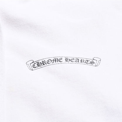 Chrome Hearts Zip Up Hoodie Dagger Zip Scroll Label White L — view 7