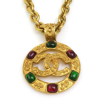 Chanel Necklace CC Logo — view 2
