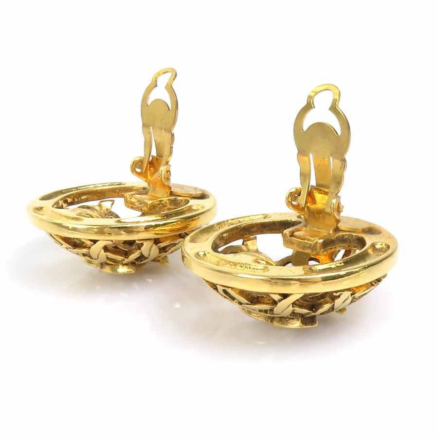 Chanel Earrings CC Logo — view 6