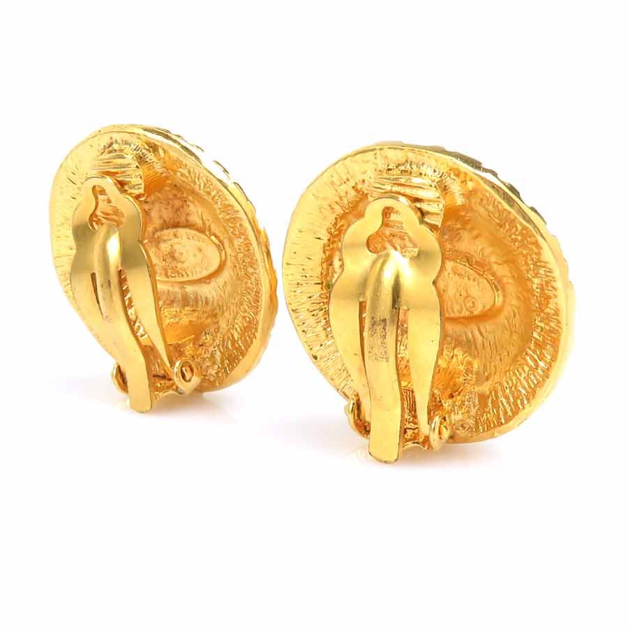 Chanel Earrings CC Logo — view 3