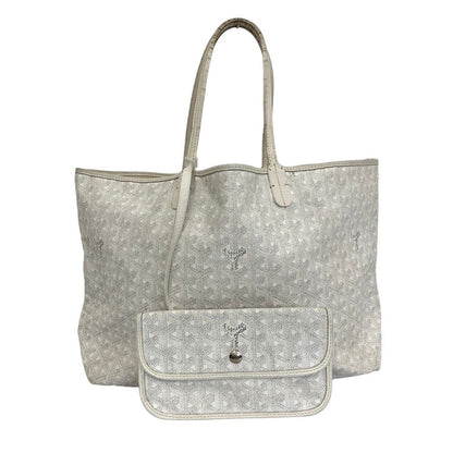 Goyard Saint Louis PM Tote Bag White