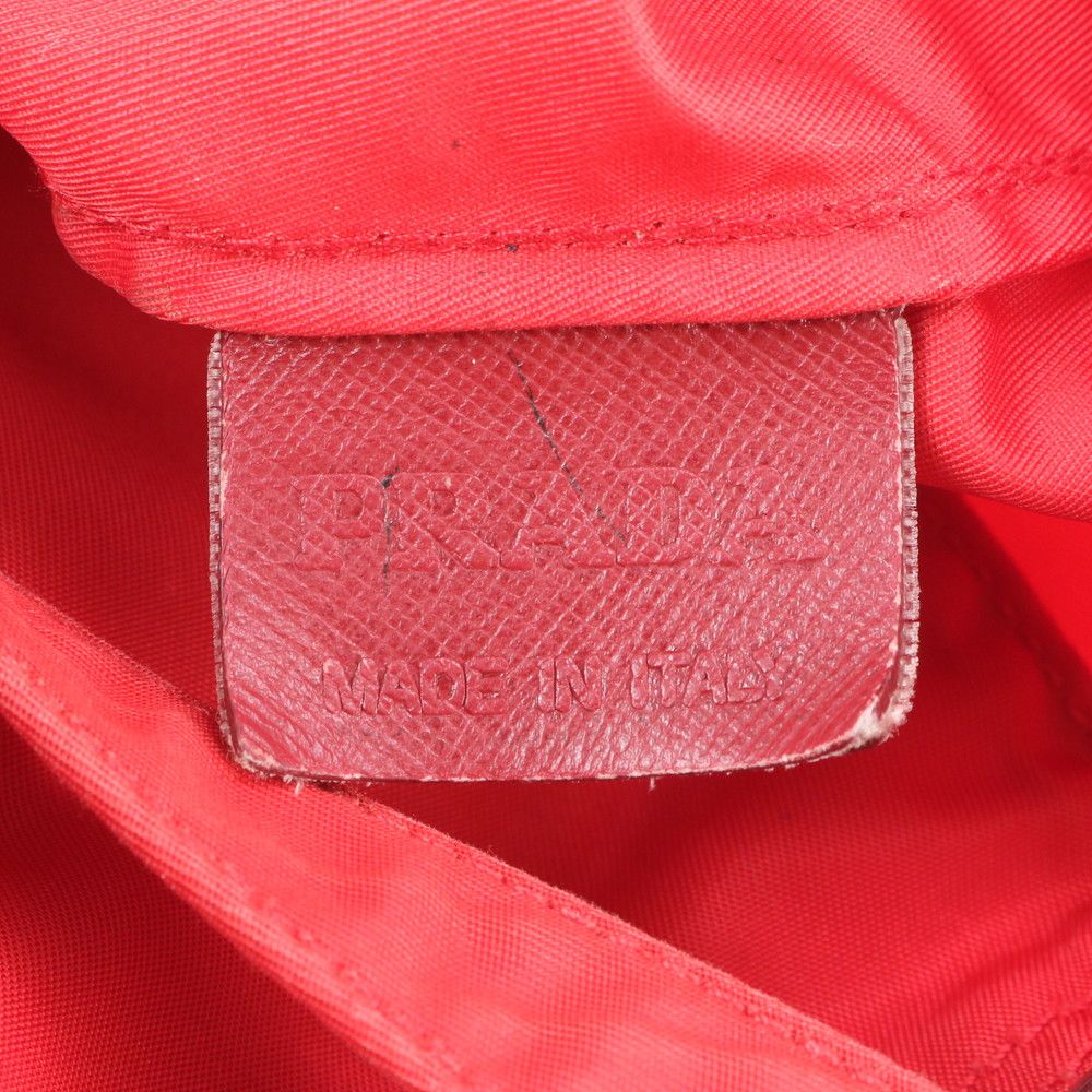 Prada Tessuto Nylon Triangle Logo Robot Tote Bag Shoulder — view 8