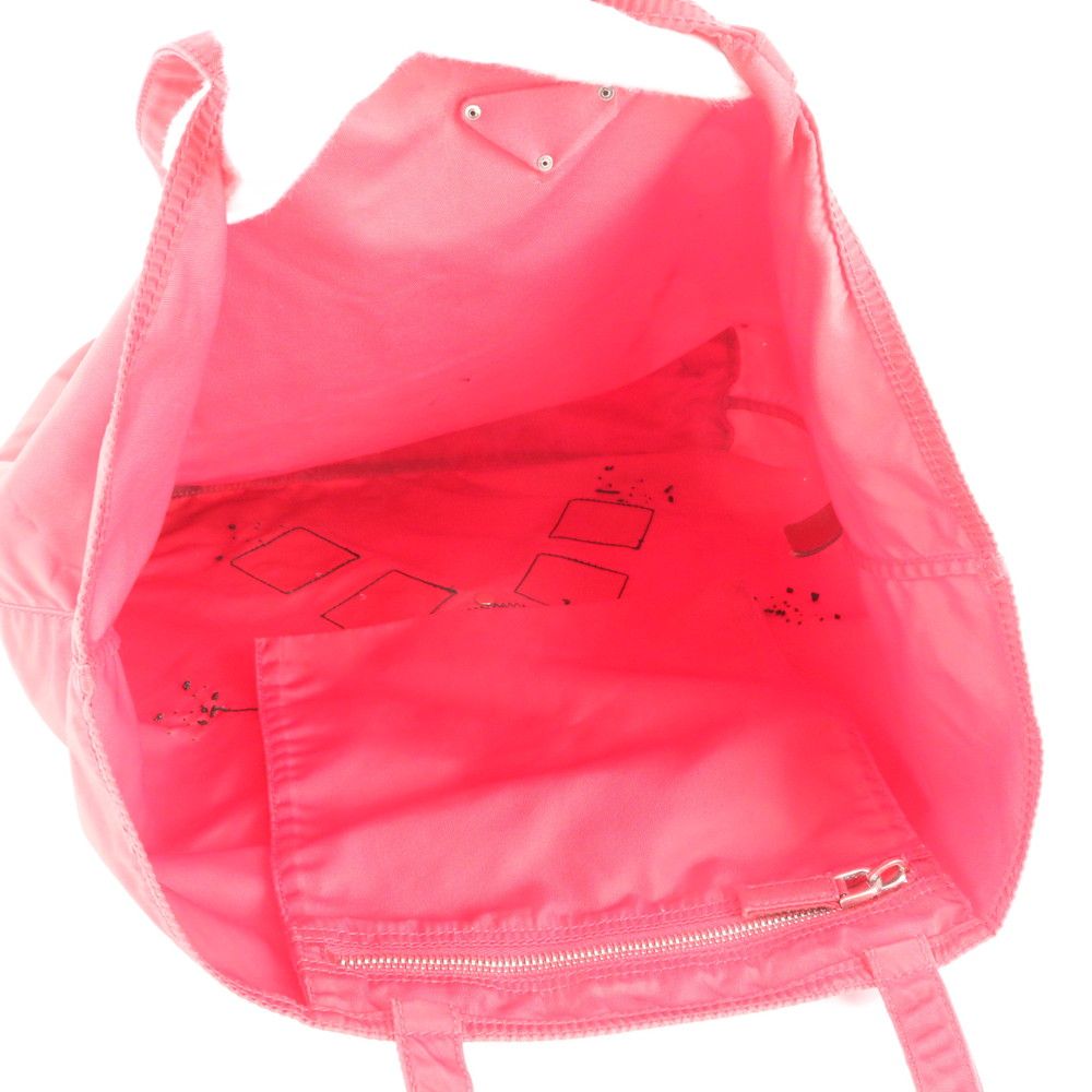 Prada Tessuto Nylon Triangle Logo Robot Tote Bag Shoulder — view 7